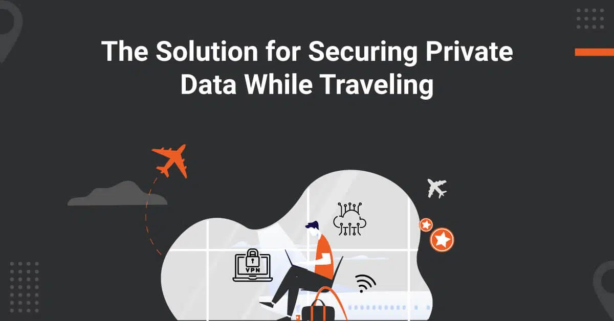 Solution for securing private data traveling