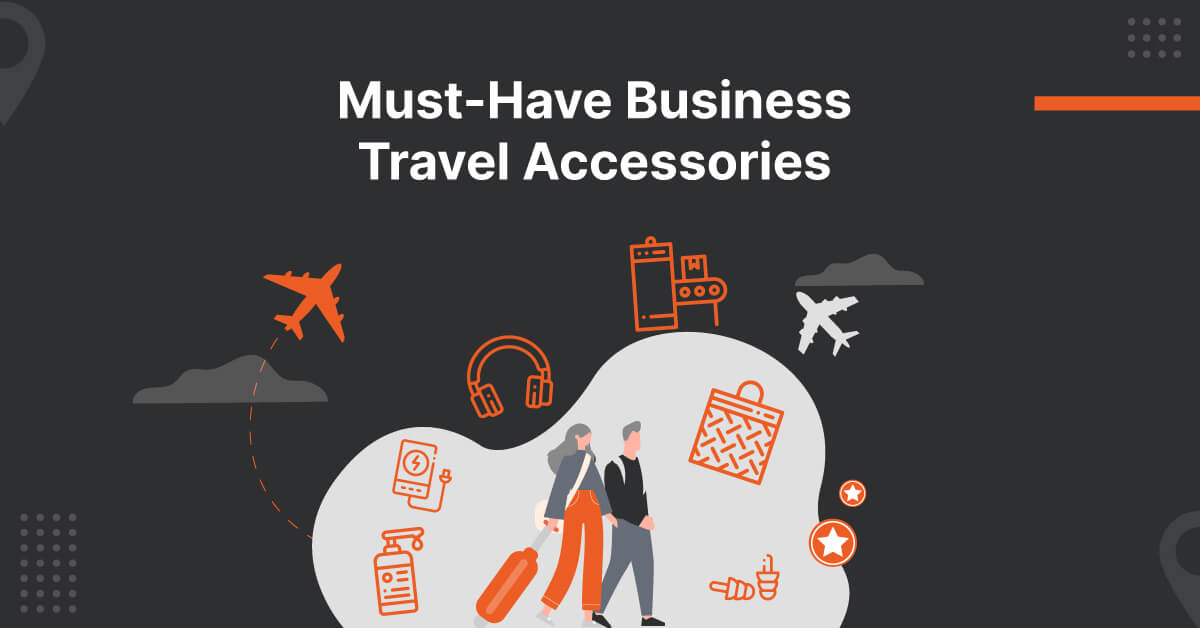 Image of business travel accessories
